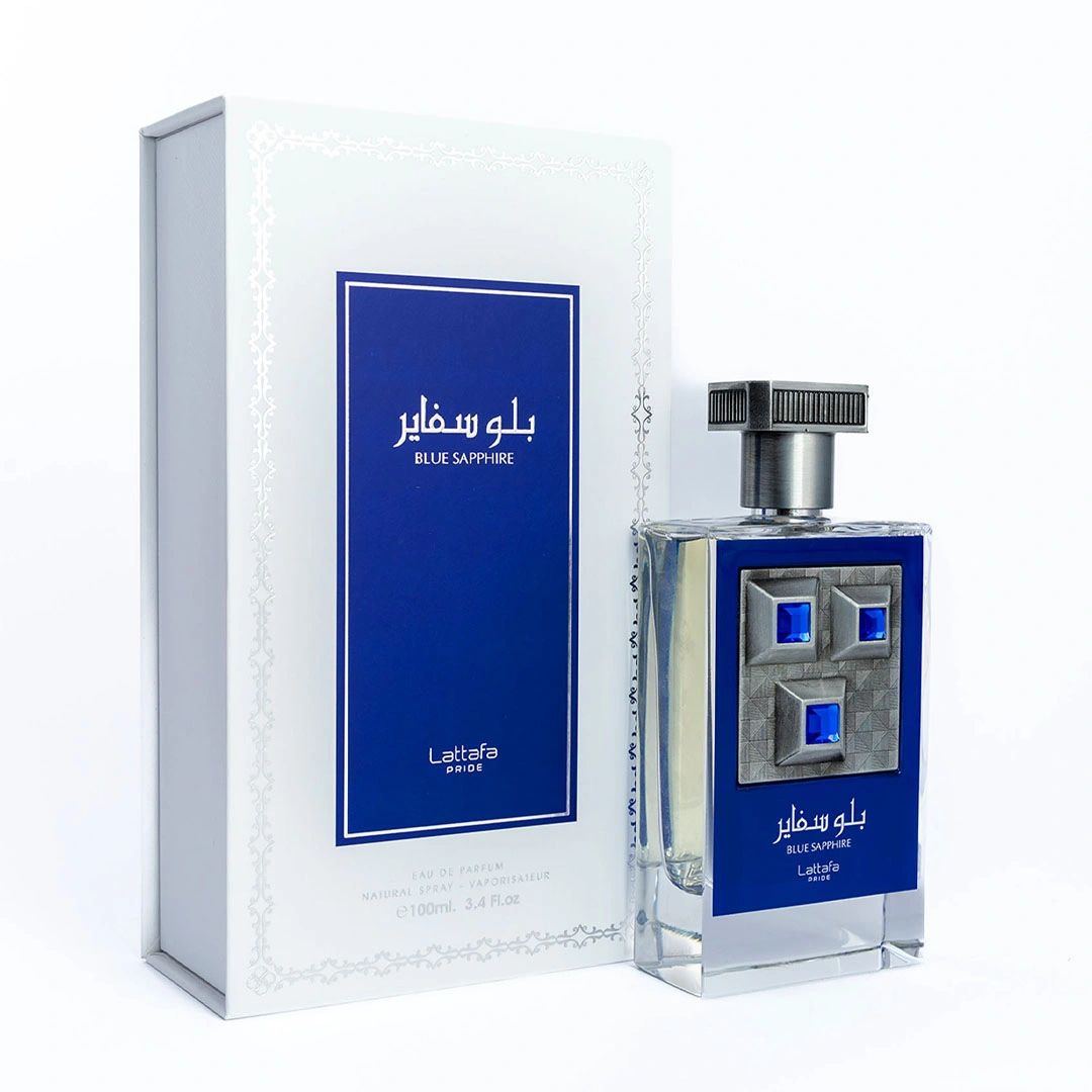 Lattafa Blue Saphire Eau de Parfum 100ml by Lattafa — Authentic Arabic Fragrance | Qamare