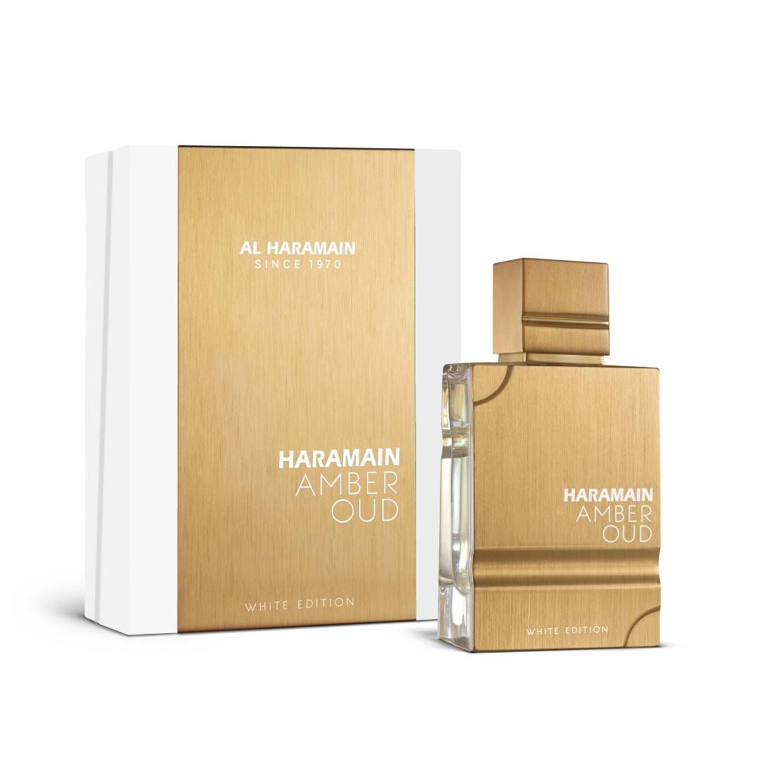 Al Haramain Amber Oud White Edition Eau de Parfum 60ml by Al Haramain — Authentic Arabic Fragrance | Qamare
