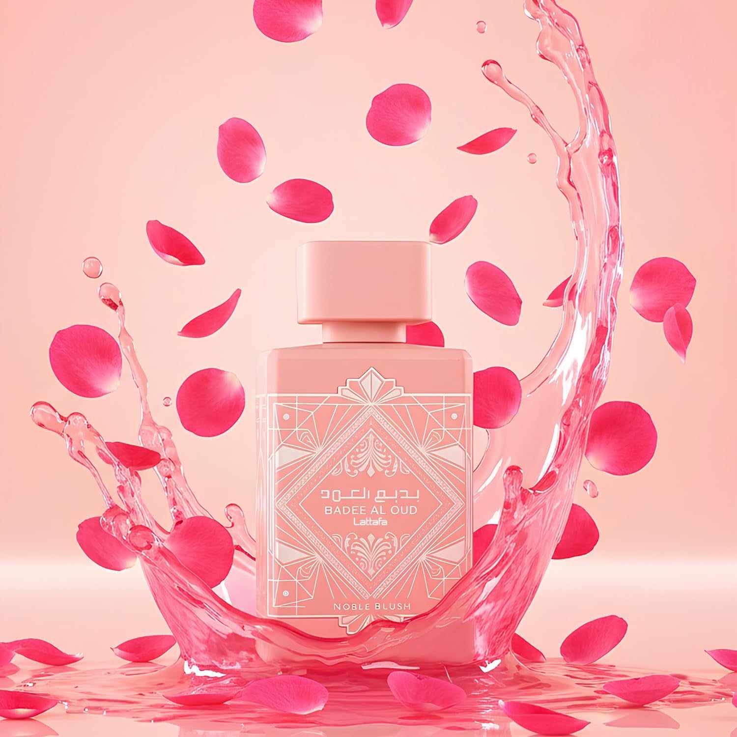 Lattafa Badee Al Oud Noble Blush Eau de Parfum 100ml by Lattafa — Authentic Arabic Fragrance | Qamare perfumes