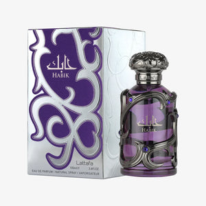 Lattafa Habik Purple Eau de Parfum 100ml by Lattafa — Authentic Arabic Fragrance | Qamare perfumes