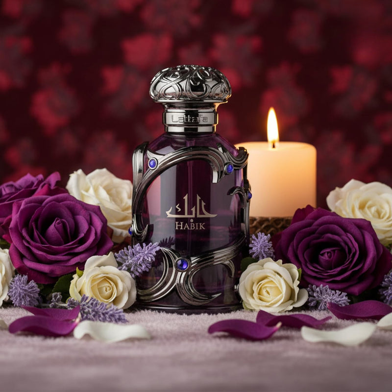 Lattafa Habik Purple Eau de Parfum 100ml by Lattafa — Authentic Arabic Fragrance | Qamare perfumes