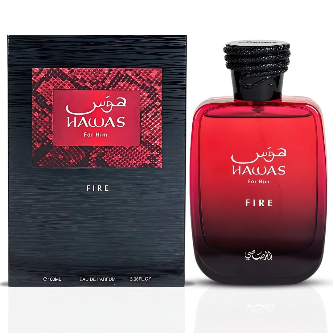Rasasi Hawas Fire Eau de Parfum 100ml by Rasasi — Authentic Arabic Fragrance | Qamare perfumes