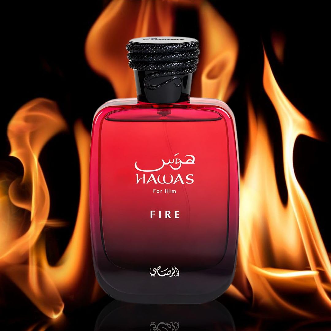 Rasasi Hawas Fire Eau de Parfum 100ml by Rasasi — Authentic Arabic Fragrance | Qamare perfumes
