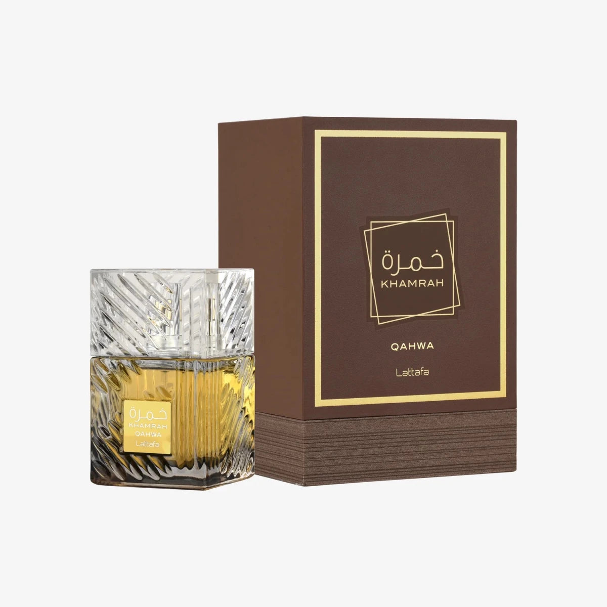 Lattafa Khamrah Qahwa Eau de Parfum 100ml by Lattafa — Authentic Arabic Fragrance | Qamare