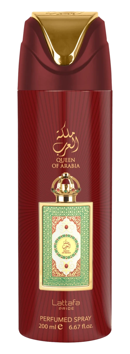 Lattafa Queen Of Arabia 200ml Deodorant Spray by Lattafa — Authentic Arabic Fragrance | Qamare