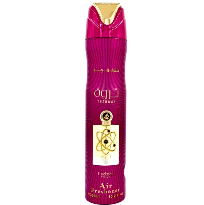 Lattafa Tharwah Gold Room Spray 300ml by Lattafa — Authentic Arabic Fragrance | Qamare perfumes