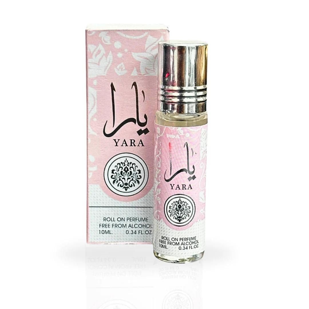 Lattafa Yara Concentrated Perfume Oil Roll - On 10ml by Lattafa — Authentic Arabic Fragrance | Qamare perfumes