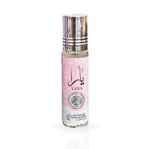 Lattafa Yara Concentrated Perfume Oil Roll - On 10ml by Lattafa — Authentic Arabic Fragrance | Qamare perfumes
