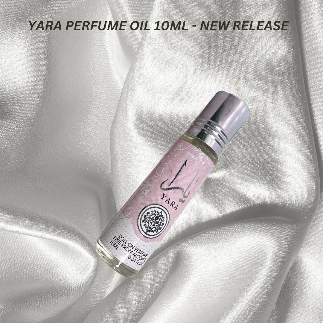 Lattafa Yara Concentrated Perfume Oil Roll - On 10ml by Lattafa — Authentic Arabic Fragrance | Qamare perfumes