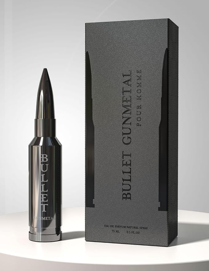 Bharara Bullet Gunmetal Beauty Eau de Parfum by Bharara — Authentic Arabic Fragrance | Qamare