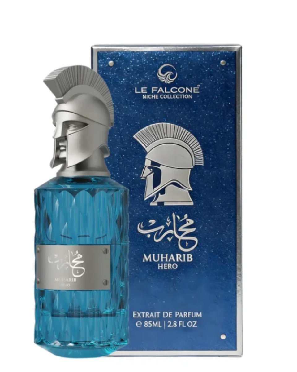Le Falcone Muharib Hero Extrait de Parfum 85ml by Le Falcone — Authentic Arabic Fragrance | Qamare
