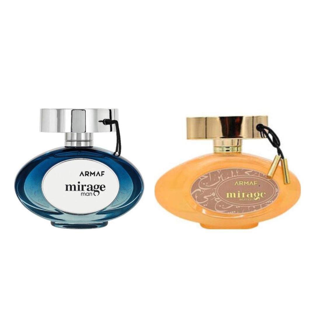 Mirage Women + Mirage Men — 2-Piece Set by Qamare — Authentic Arabic Fragrance | Qamare