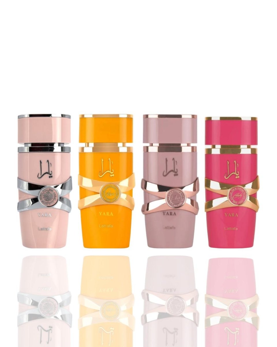 Yara Elixir + Yara Candy + 2 More — 4-Piece Bundle by Qamare — Authentic Arabic Fragrance | Qamare