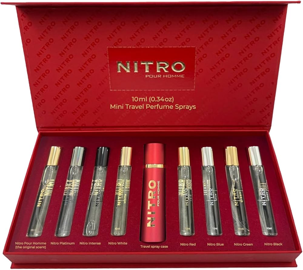 Nitro Mini Set Dumont Mini Gift Set by Qamare — Authentic Arabic Fragrance | Qamare