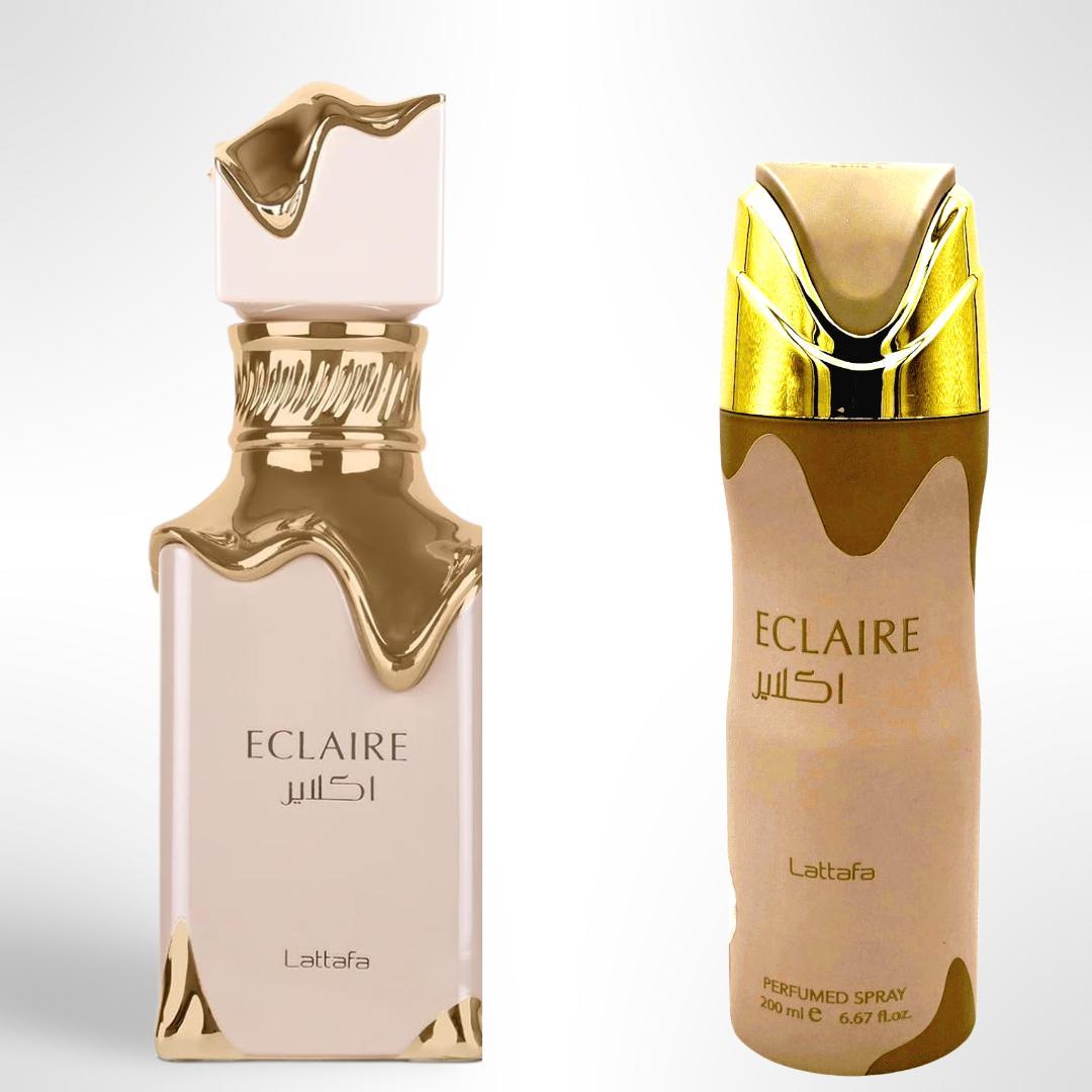 Lattafa Eclaire + Eclaire Deodorant — 2-Piece Set by Lattafa — Authentic Arabic Fragrance | Qamare