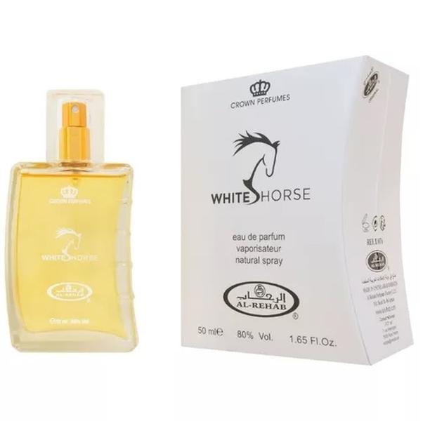 Al Rehab White Horse Crown % Vol Eau de Parfum 50ml by Al Rehab — Authentic Arabic Fragrance | Qamare