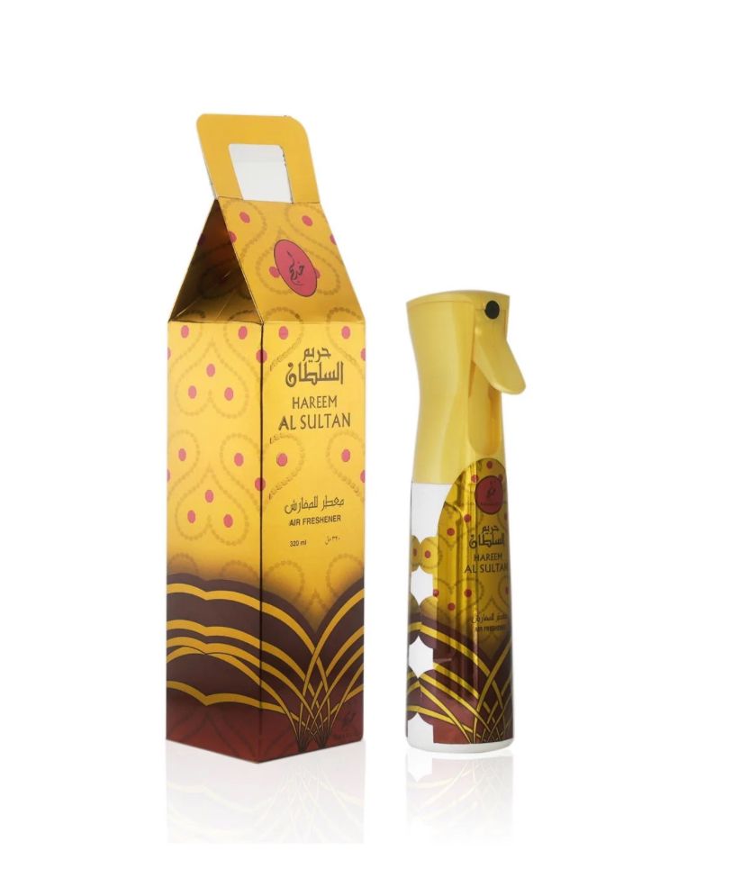 Hareem Al Sultan Gold Air Freshener Khadaj Air Freshener 300ml by Qamare — Authentic Arabic Fragrance | Qamare