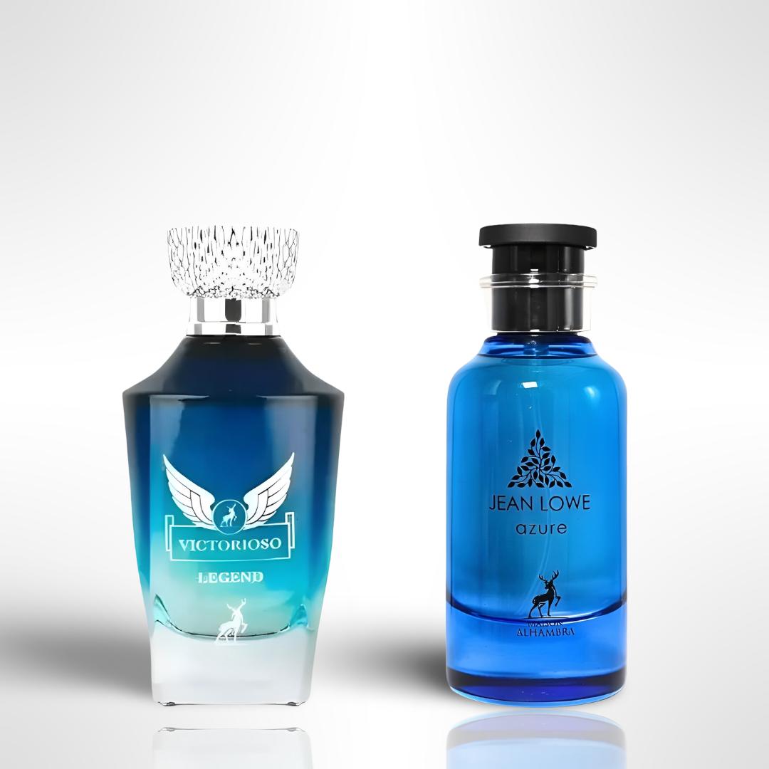 Maison Alhambra Victorioso Myth + Jean Lowe Azure — 2-Piece Set by Maison Alhambra — Authentic Arabic Fragrance | Qamare