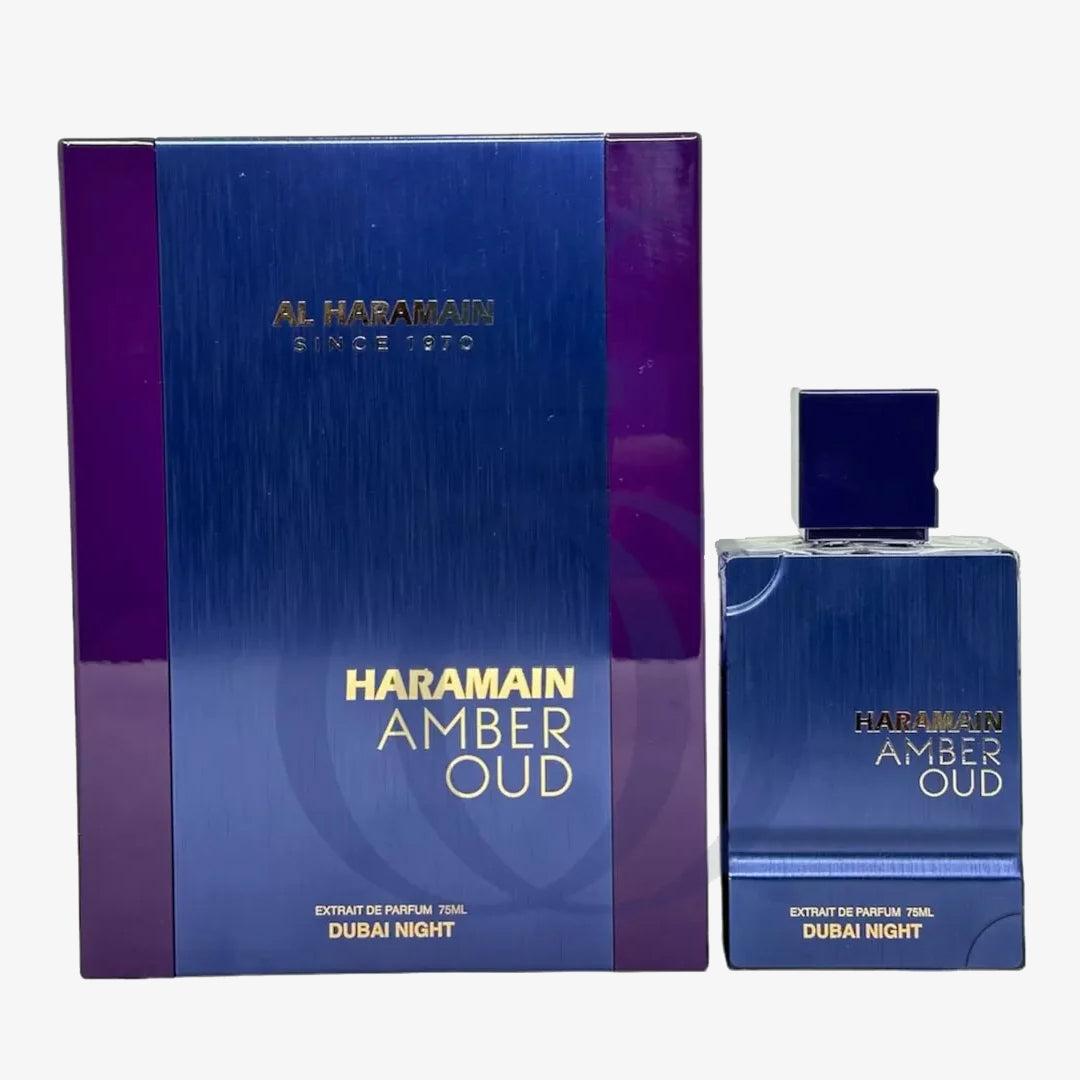 Haramain Amber Oud Dubai Night Eau de Parfum 75ml by Qamare — Authentic Arabic Fragrance | Qamare