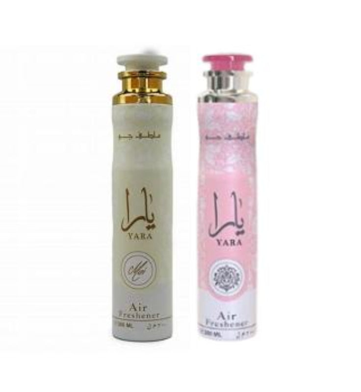 Lattafa Yara Air Freshener + Yara Moi Air Freshener Air Freshener by Lattafa — Authentic Arabic Fragrance | Qamare