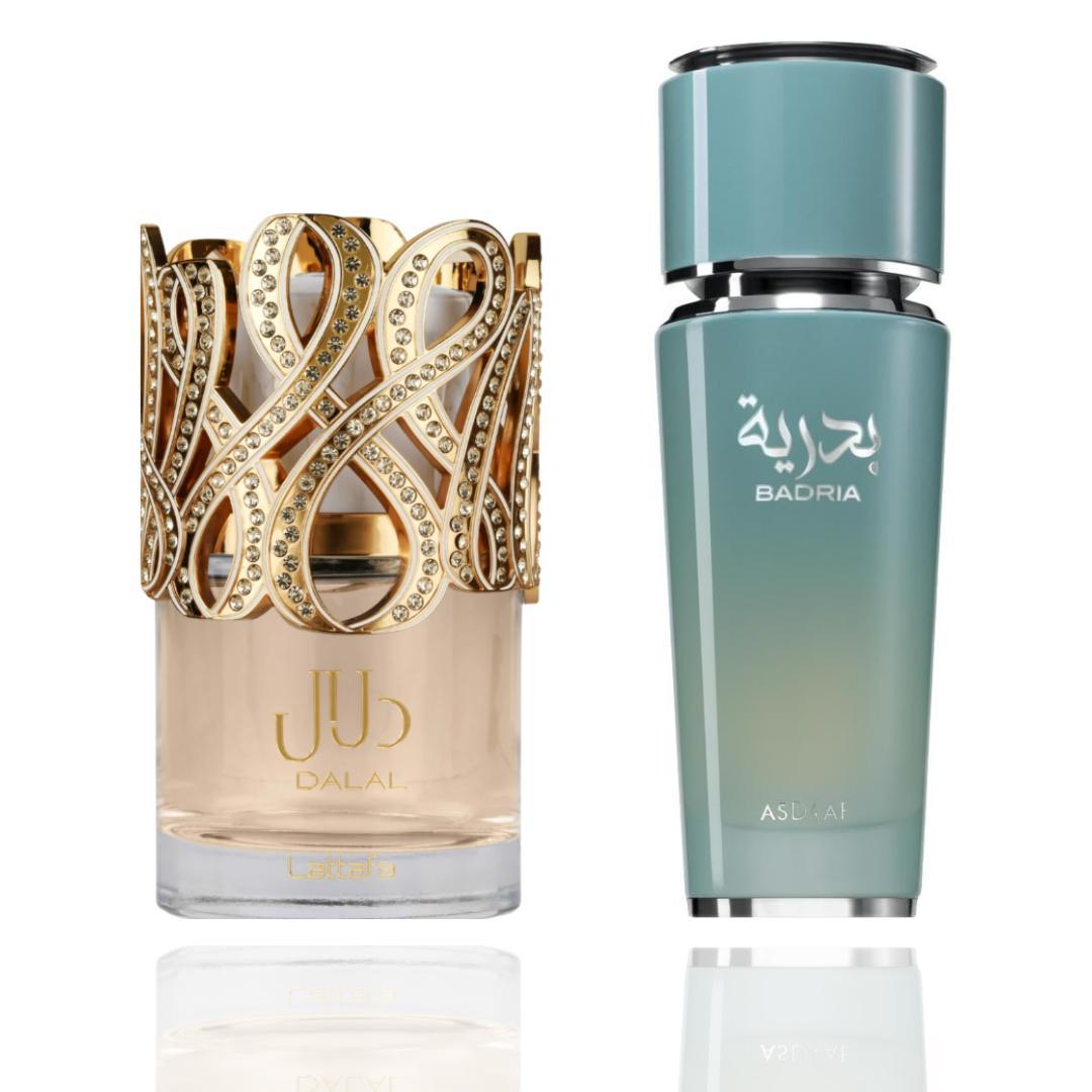 Badria + Dalal — 2-Piece Set by Qamare — Authentic Arabic Fragrance | Qamare