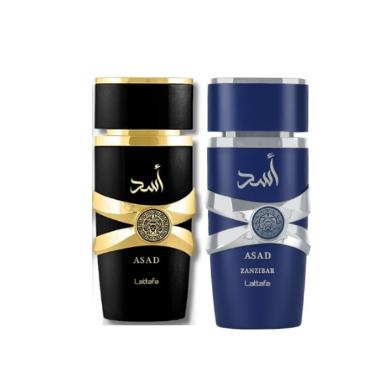 Lattafa Asad & Asad Zanzibar Eau de Parfum 100ml by Lattafa — Authentic Arabic Fragrance | Qamare