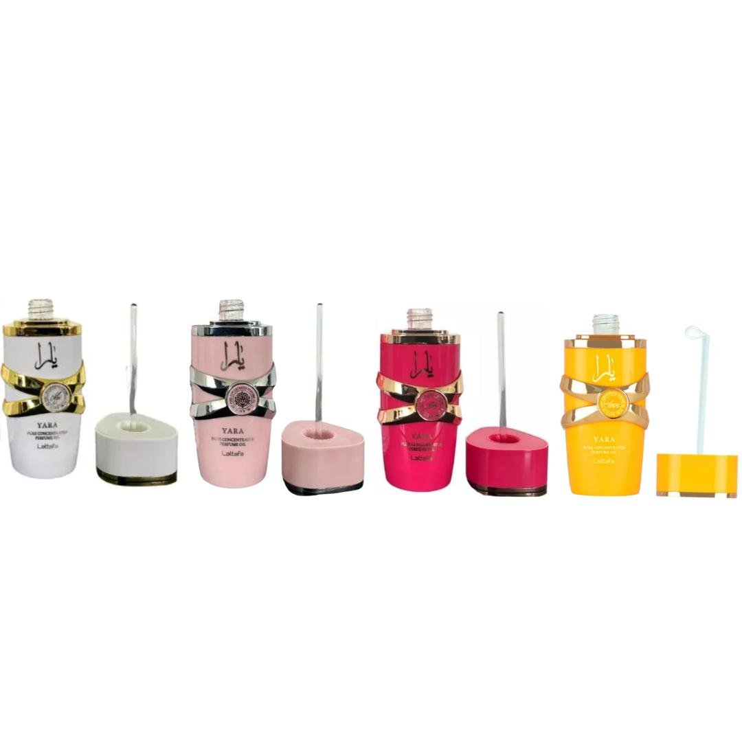 Yara Tous Oil + Yara Moi Oil + 2 More — 4-Piece Bundle by Qamare — Authentic Arabic Fragrance | Qamare