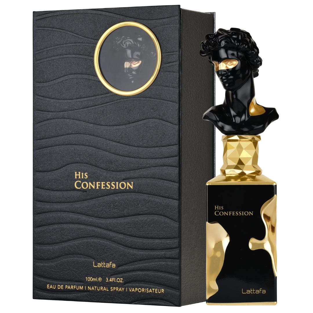 Lattafa His Confession Perume Eau de Parfum 100ml by Lattafa — Authentic Arabic Fragrance | Qamare