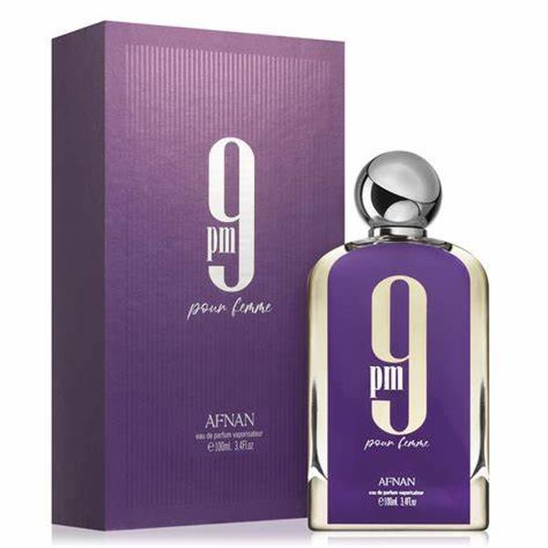 Afnan 9pm Pour Femme Eau de Parfum 100ml by Afnan — Authentic Arabic Fragrance | Qamare