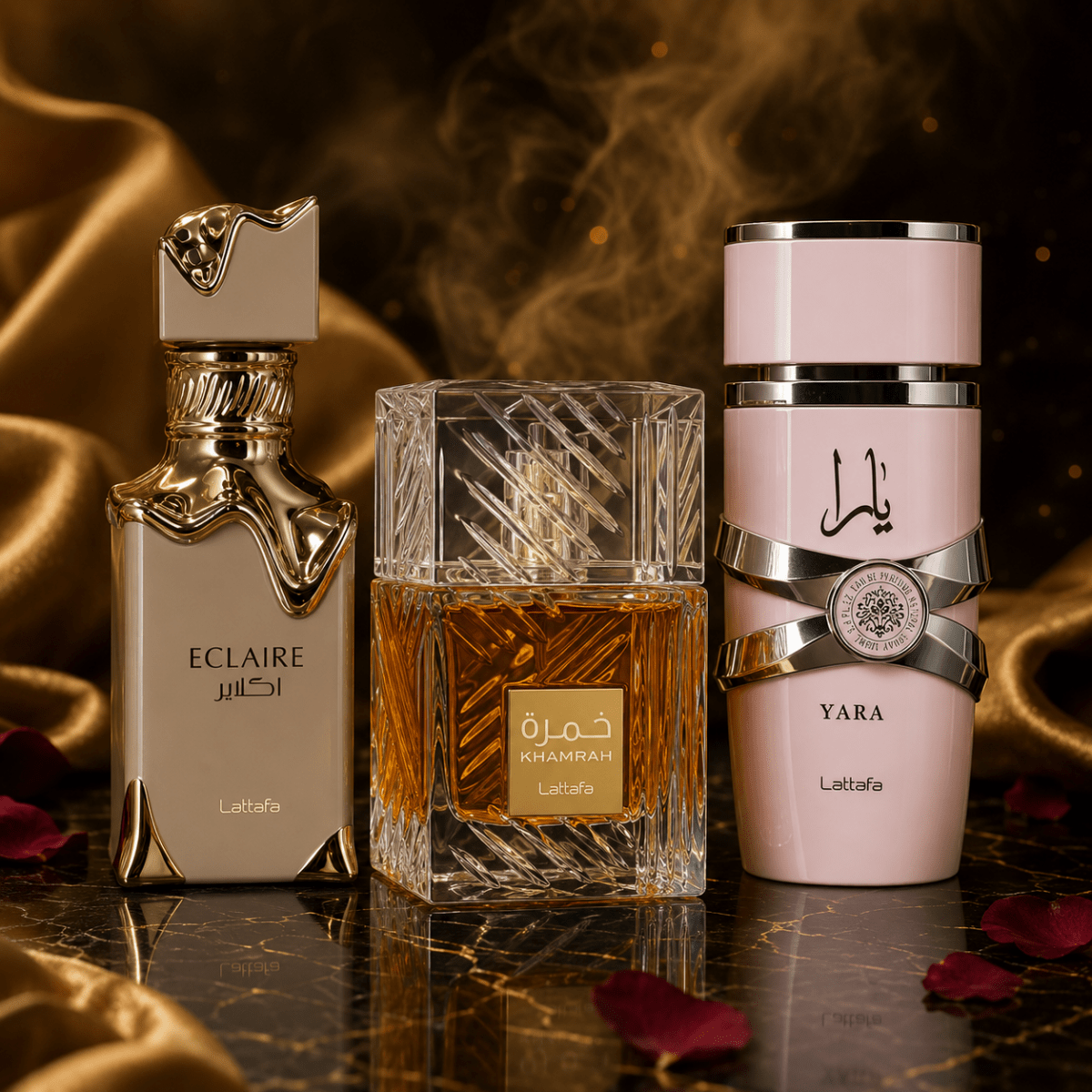 The Gourmand Collection — Sweet Icon Trio by Qamare — Authentic Arabic Fragrance | Qamare