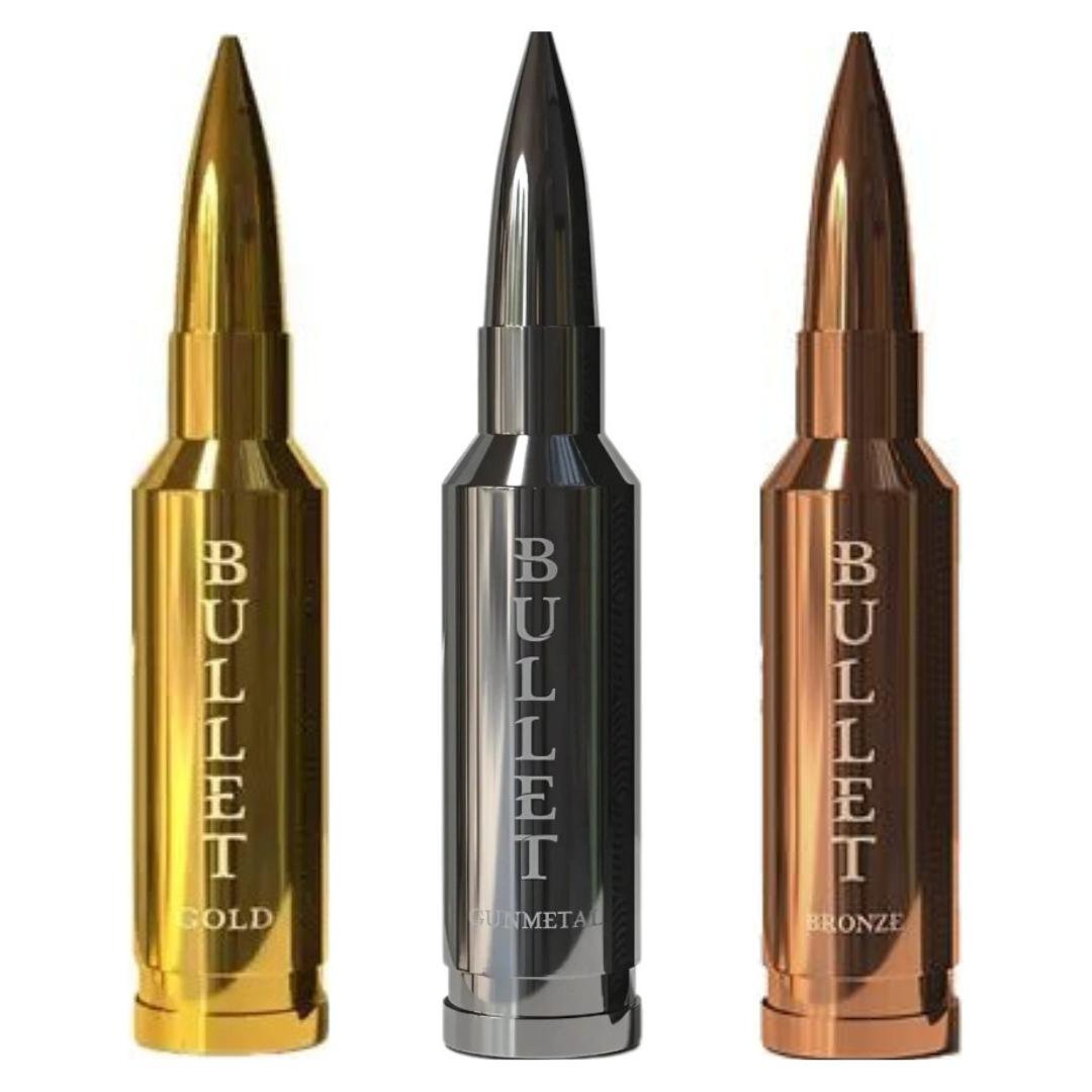 Bullet Gun Metal + Bullet Bronze + 1 More — 3-Piece Bundle by Qamare — Authentic Arabic Fragrance | Qamare