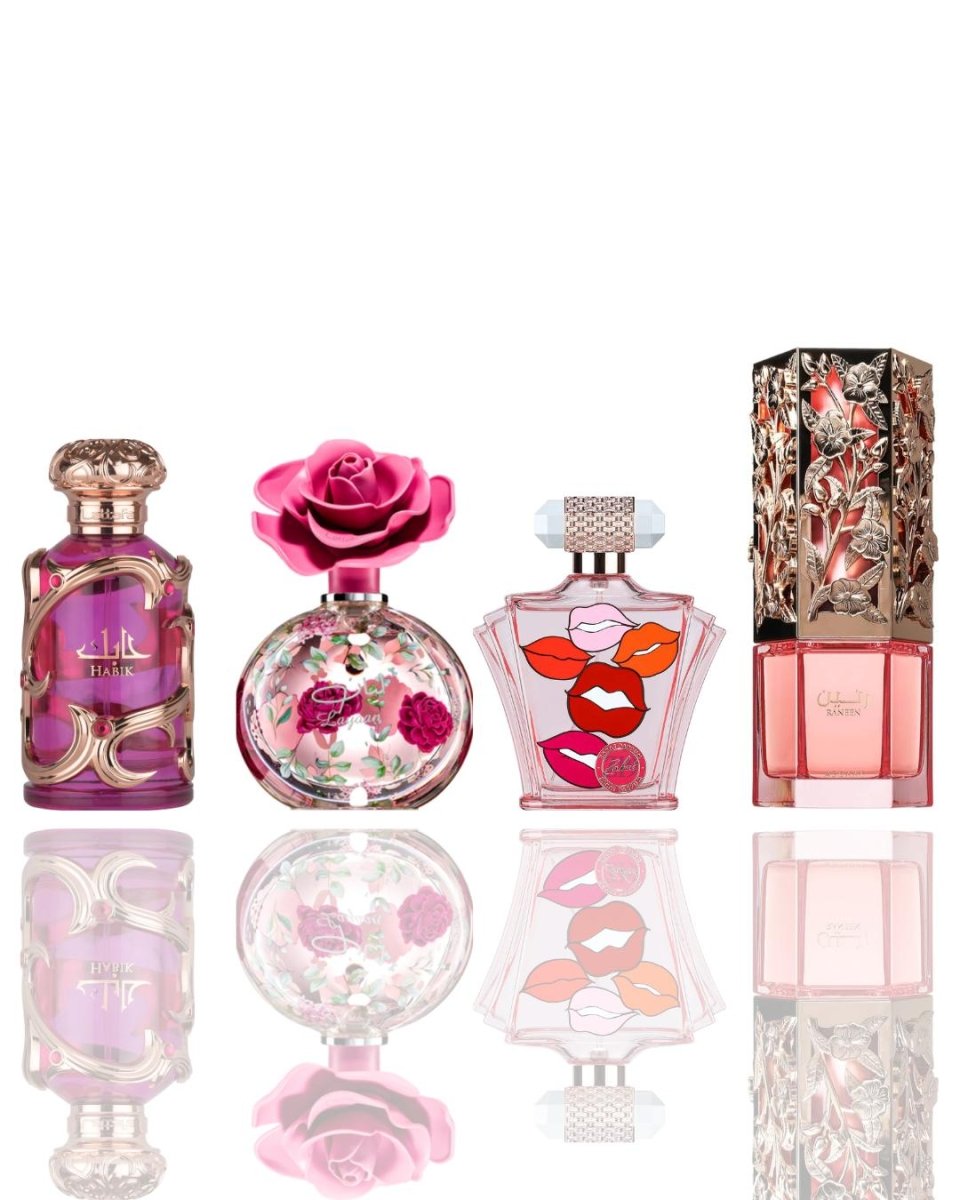Layaan + Zakat Z19 + 2 More — 4-Piece Bundle by Qamare — Authentic Arabic Fragrance | Qamare