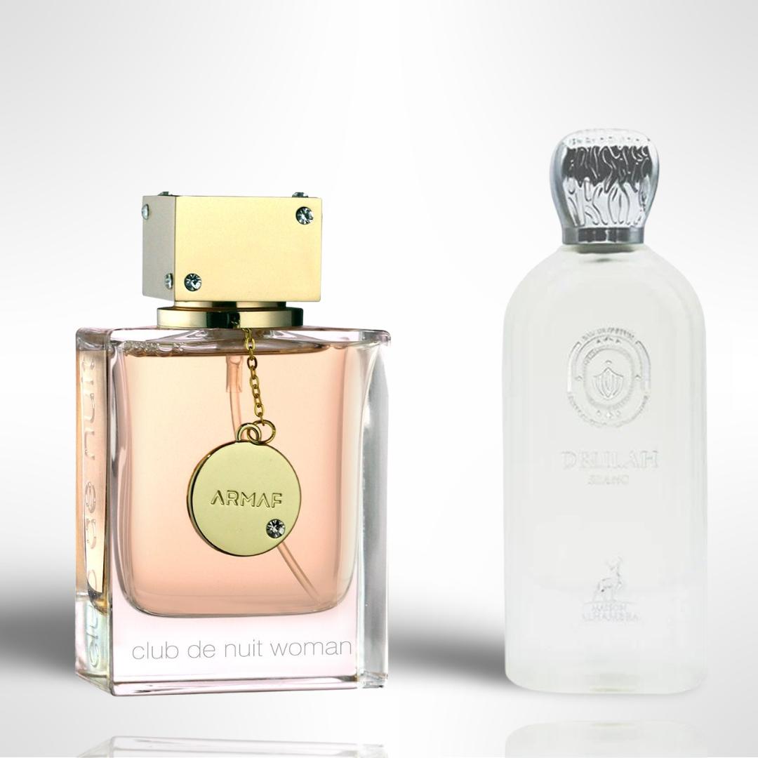Maison Alhambra Club De Nuit Women + Delilah Blanc — 2-Piece Set by Maison Alhambra — Authentic Arabic Fragrance | Qamare