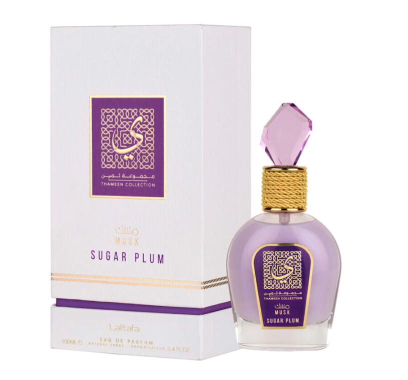 Lattafa Musk Sugar Plum Eau de Parfum 100ml by Lattafa — Authentic Arabic Fragrance | Qamare