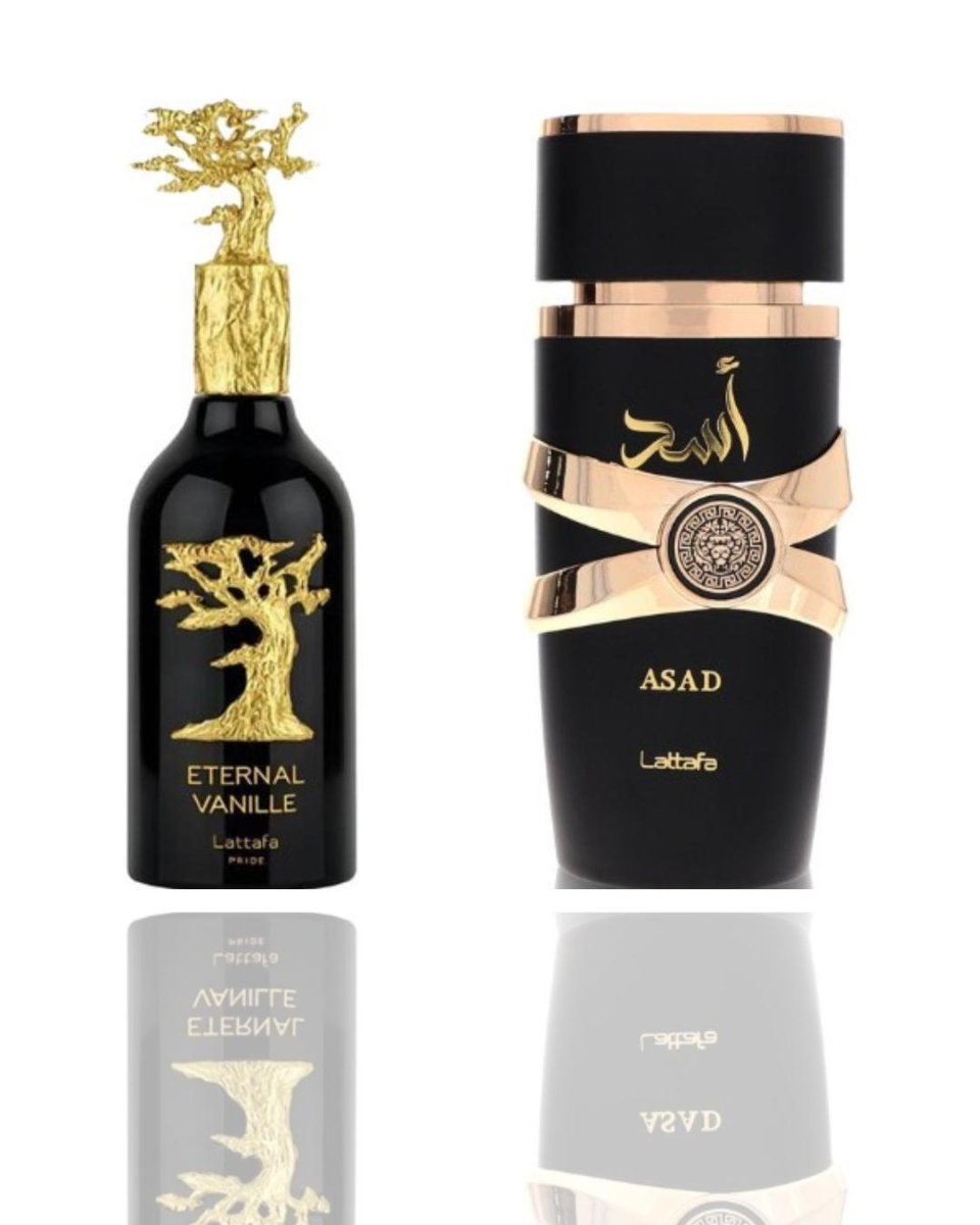 Asad + Eternal Vanille — 2-Piece Set by Qamare — Authentic Arabic Fragrance | Qamare