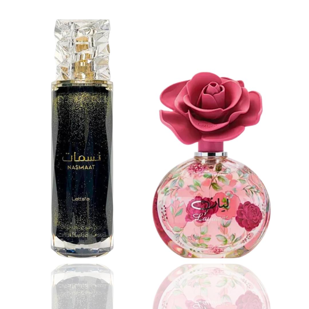 Nasmaat + Layaan — 2-Piece Set by Qamare — Authentic Arabic Fragrance | Qamare