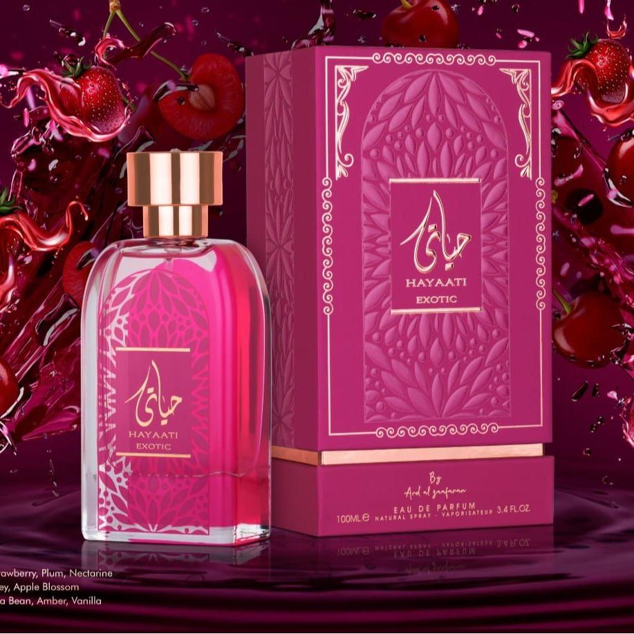 Ard Al Zaafaran Hayaati Exotic Eau de Parfum 100ml by Ard Al Zaafaran — Authentic Arabic Fragrance | Qamare