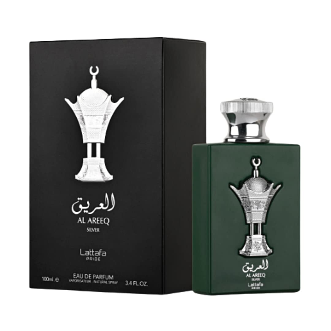 Lattafa Pride Al Areeq Silver Eau de Parfum 100ml by Lattafa — Authentic Arabic Fragrance | Qamare