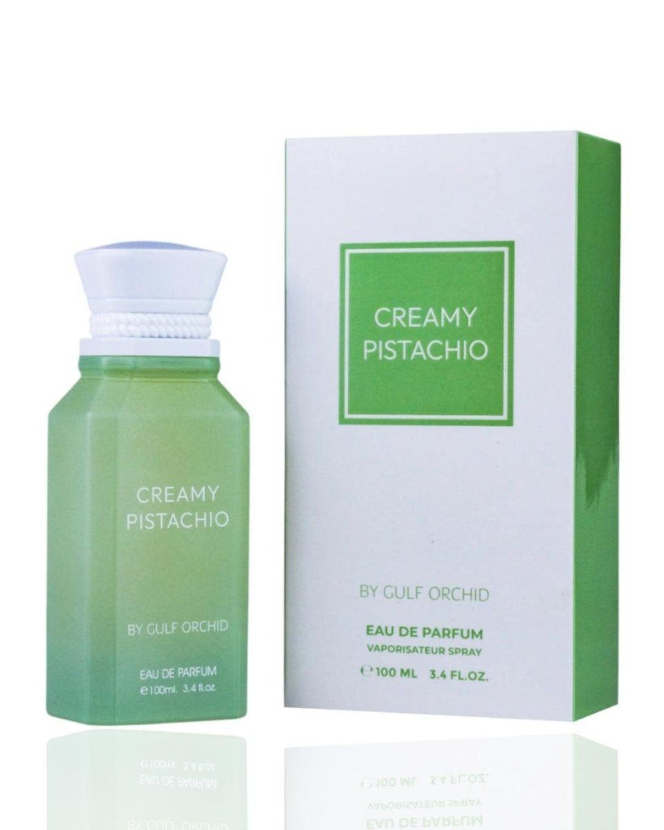 Creamy Pistacho Gulf Orchid Eau de Parfum 100ml by Qamare — Authentic Arabic Fragrance | Qamare