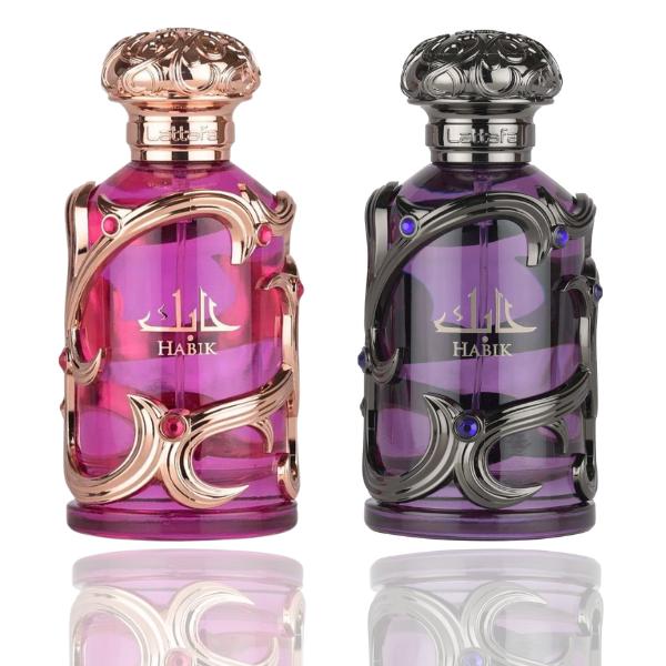 Habik Women + Habik Man — 2-Piece Set by Qamare — Authentic Arabic Fragrance | Qamare