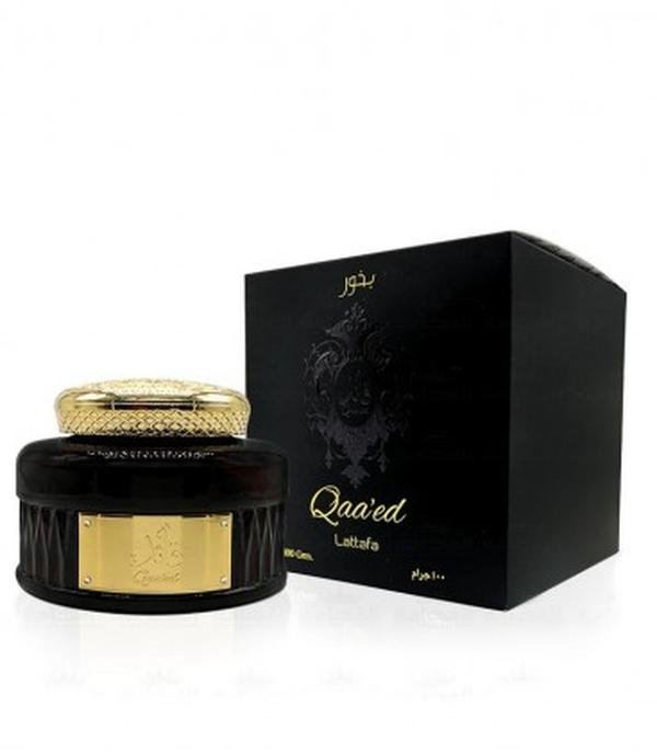 Lattafa Qaed Al Fursan Bakhoor 100g by Lattafa — Authentic Arabic Fragrance | Qamare