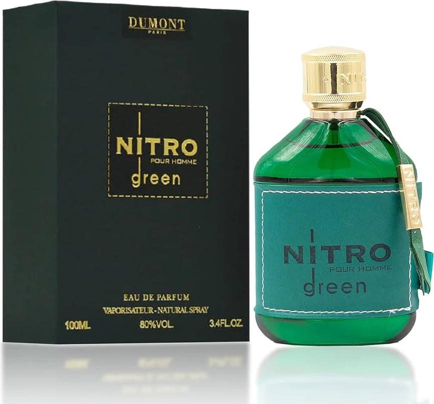 Nitro Green Dumont Eau de Parfum by Qamare — Authentic Arabic Fragrance | Qamare