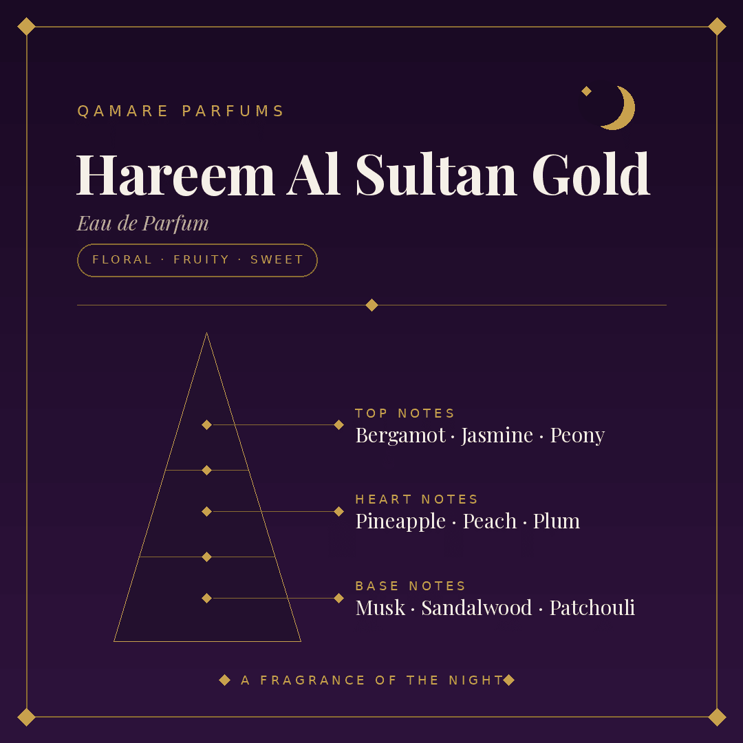 Khadlaj Hareem Al Sultan Gold Eau de Parfum 100ml by Khadlaj — Authentic Arabic Fragrance | Qamare