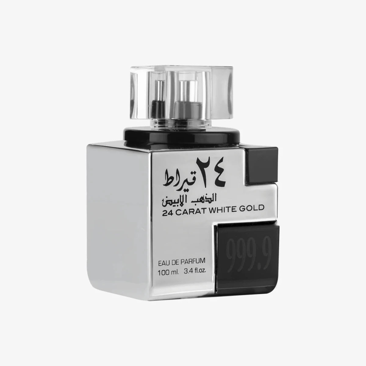 Lattafa 24 Carat White Gold Eau de Parfum 100ml by Lattafa — Authentic Arabic Fragrance | Qamare