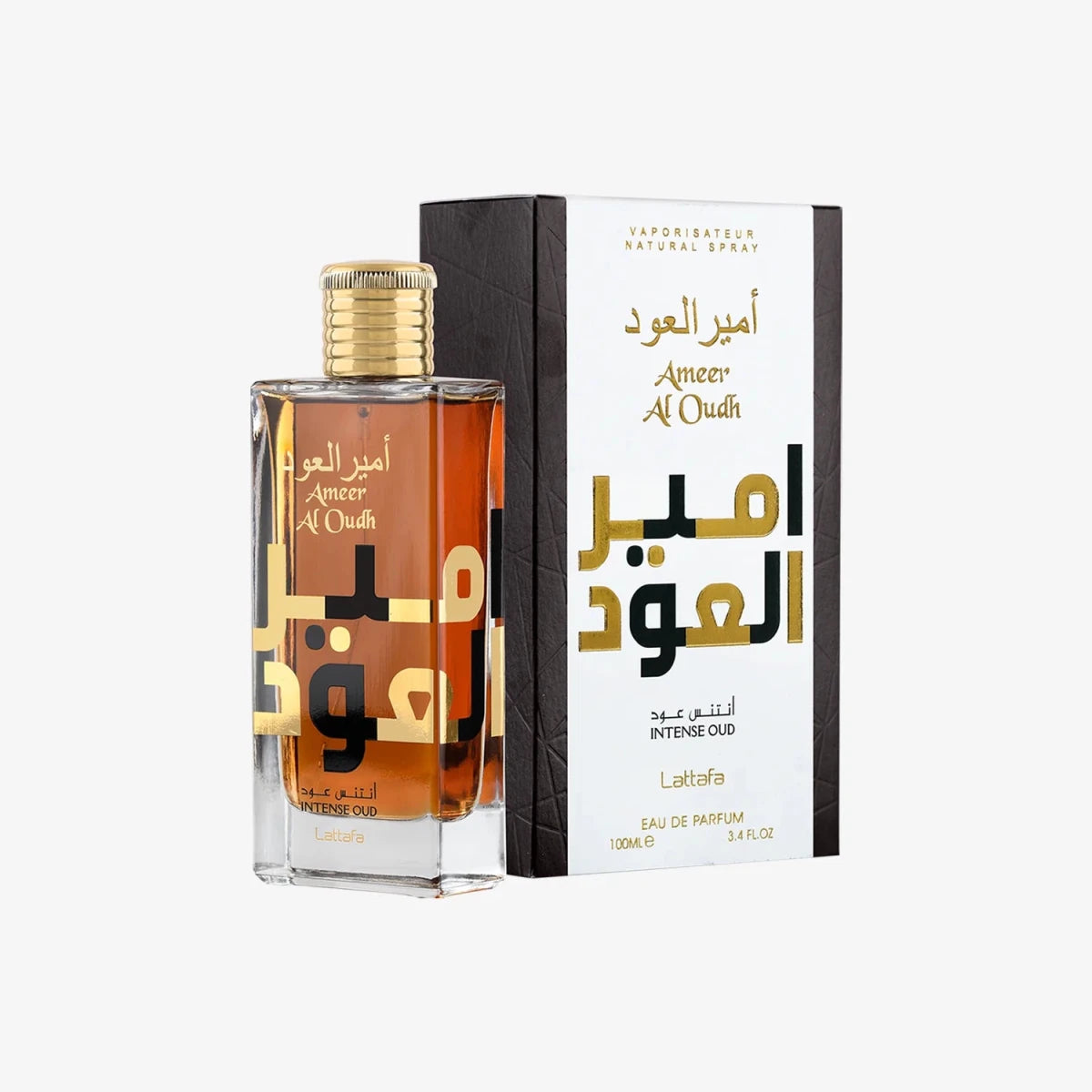Lattafa Ameer Al Oud Intense Men Eau de Parfum 100ml by Lattafa — Authentic Arabic Fragrance | Qamare