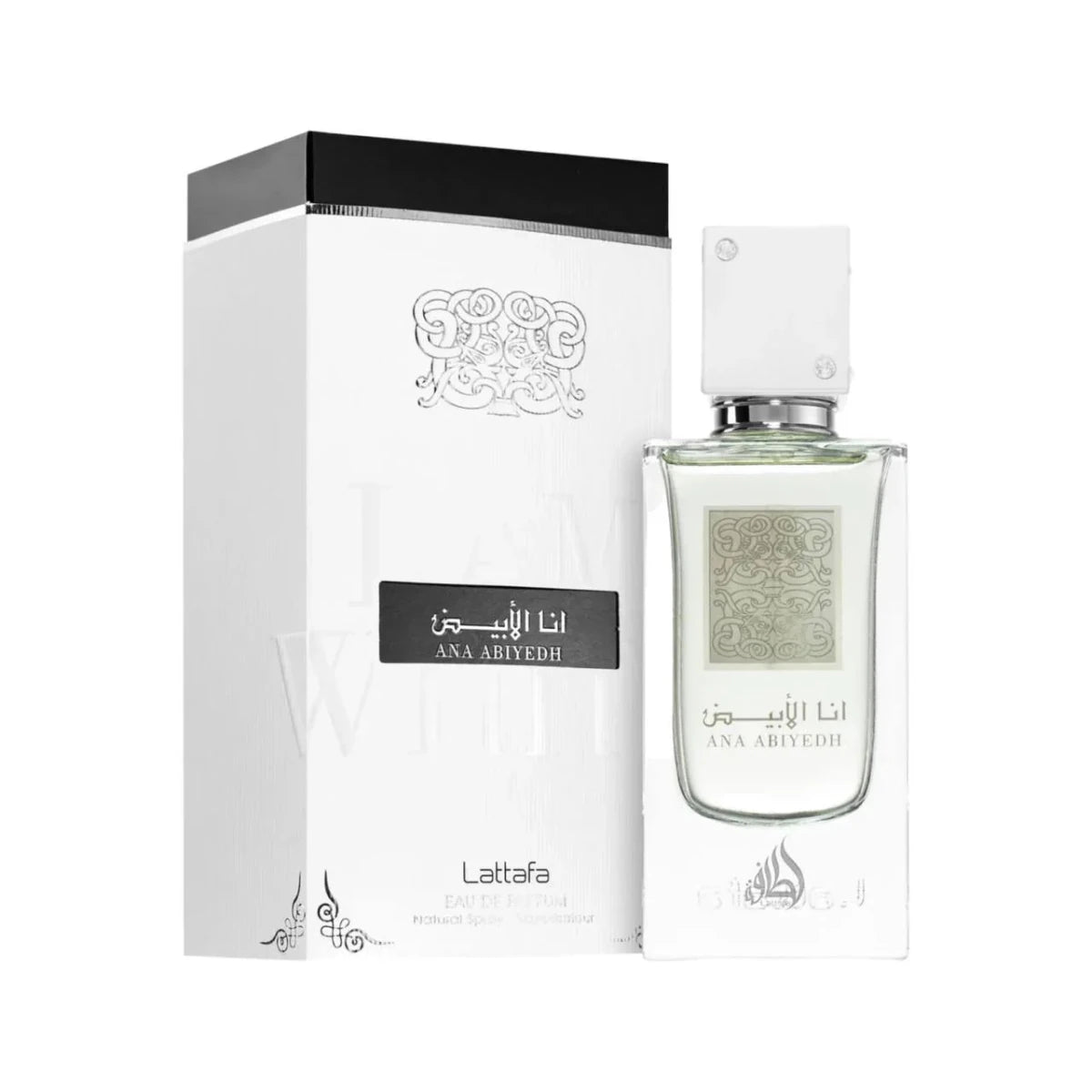 Lattafa Ana Abiyedh Eau de Parfum 60ml by Lattafa — Authentic Arabic Fragrance | Qamare