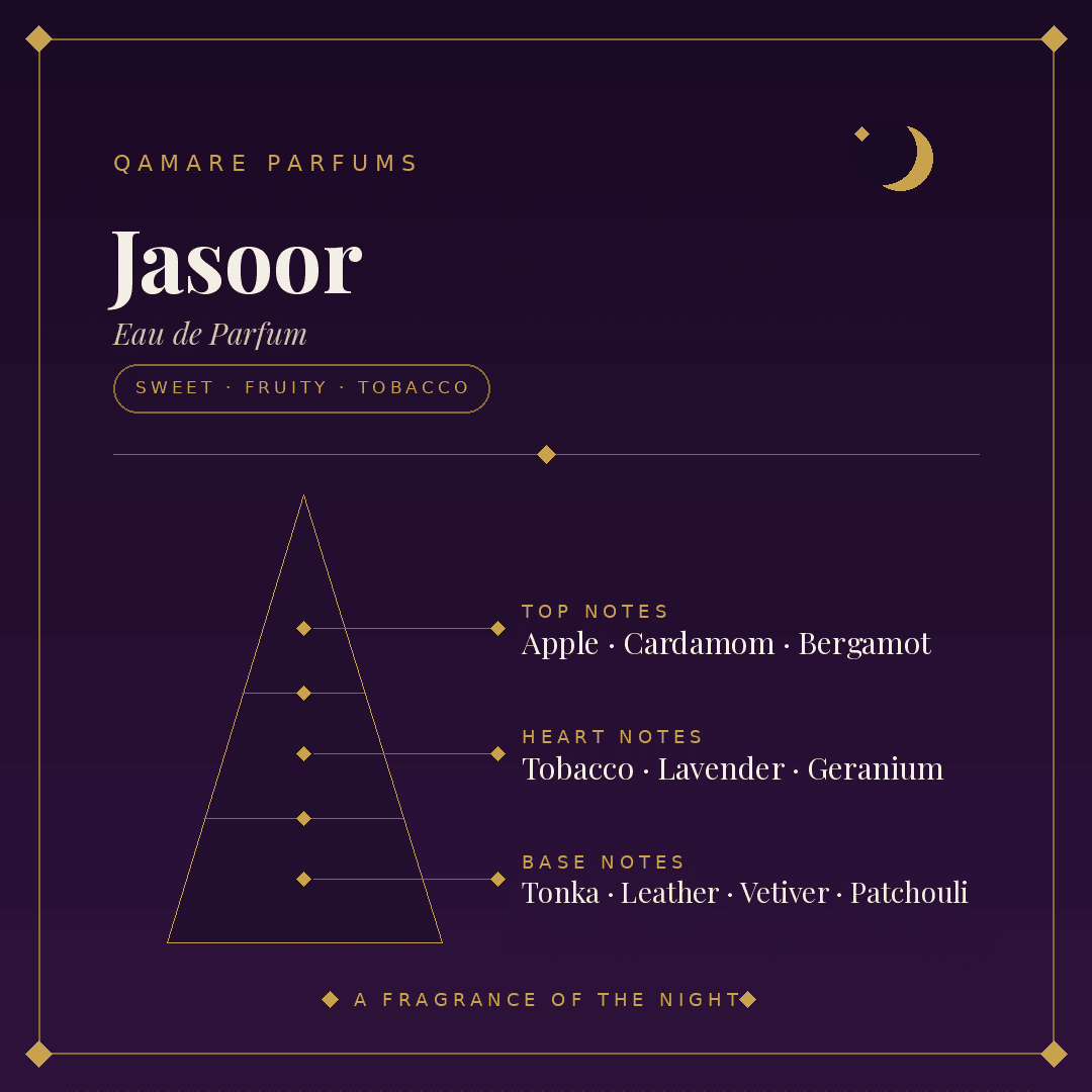 Lattafa Jasoor Eau de Parfum 100ml by Lattafa — Authentic Arabic Fragrance | Qamare