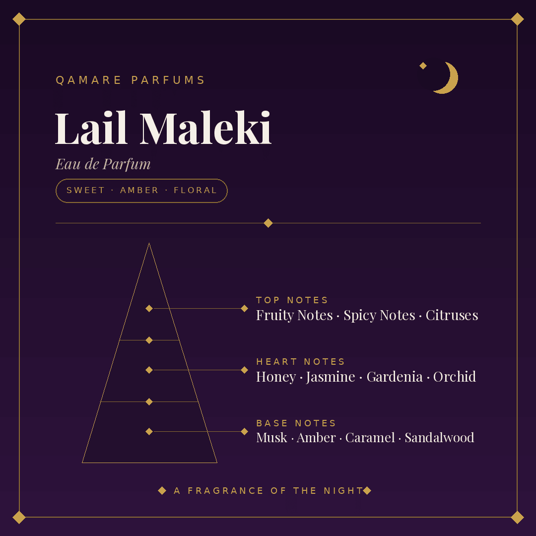 Lattafa Lail Maleki Eau de Parfum 30ml by Lattafa — Authentic Arabic Fragrance | Qamare