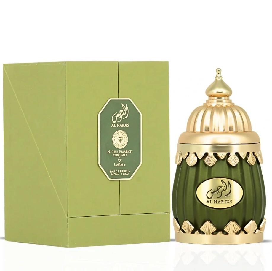 Lattafa Niche Emarati Al Narjis Eau de Parfum 100ml by Lattafa — Authentic Arabic Fragrance | Qamare