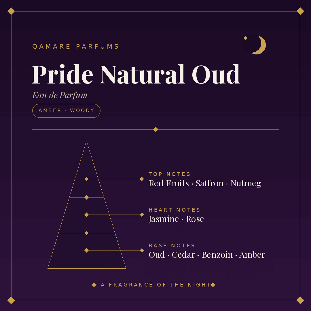 Lattafa Pride Natural Oud Eau de Parfum 100ml by Lattafa — Authentic Arabic Fragrance | Qamare